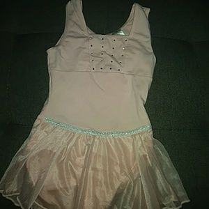 Danskin Size 6T Dance Leotard w/ Tutu Attached